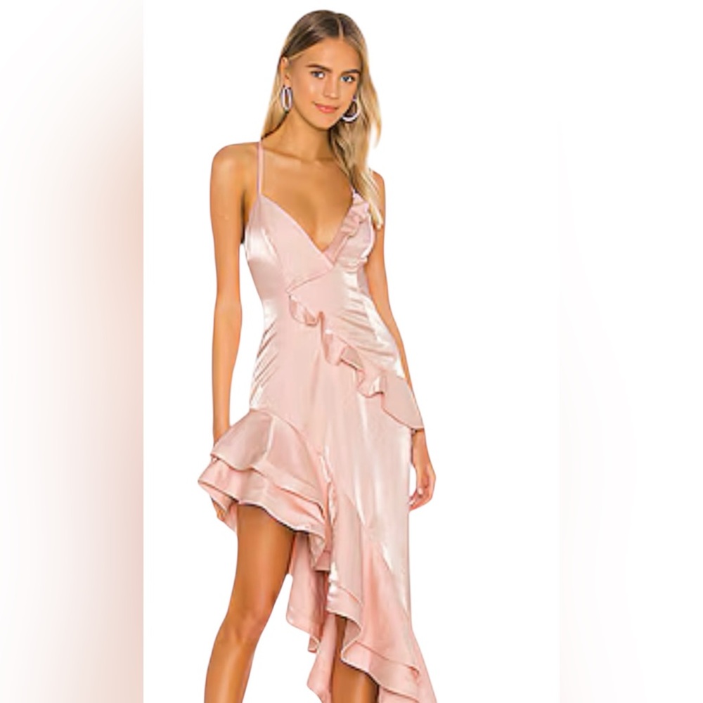 Lovers + Friends Pink High Low Dress